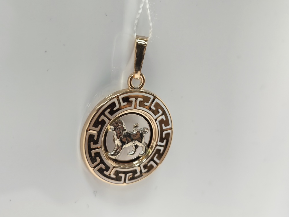 ПОДВЕСКА ЗНАК ЗОДИАКА ЛЕВ (Au 585)