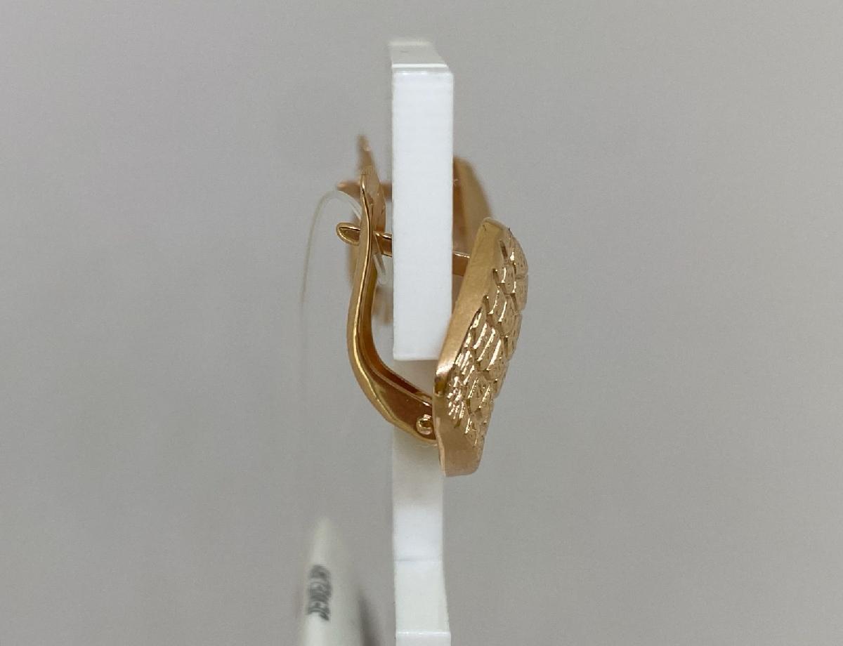 СЕРЬГИ БЕЗ КАМНЯ (Au 585)