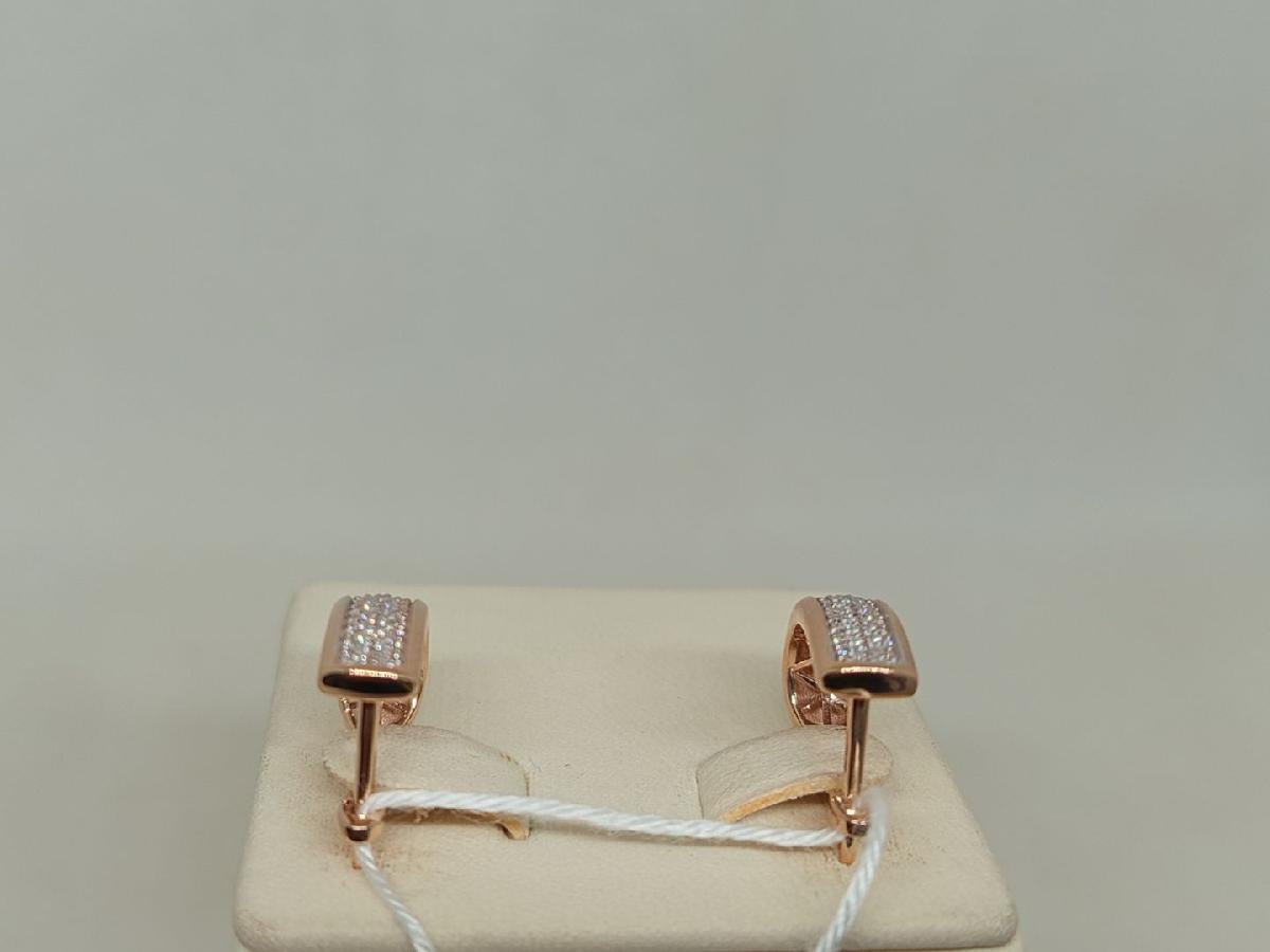 СКМИ585 СЕРЬГИ С КАМНЯМИ (Au 585)