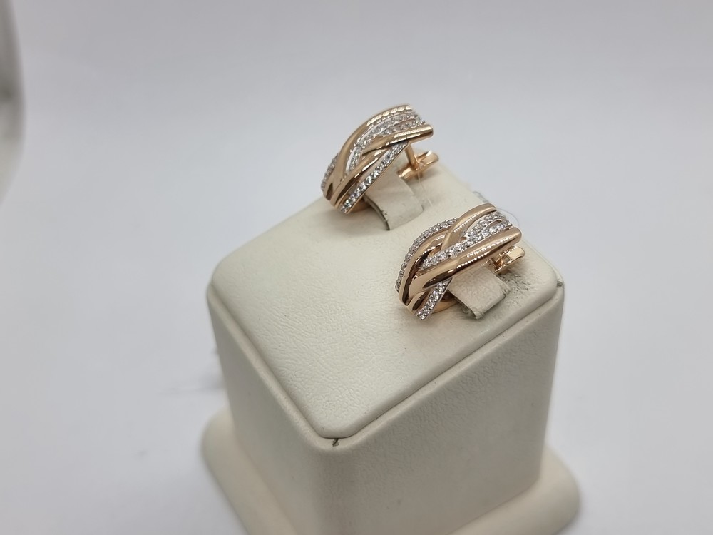 СЕРЬГИ С КАМНЯМИ (Au 585)