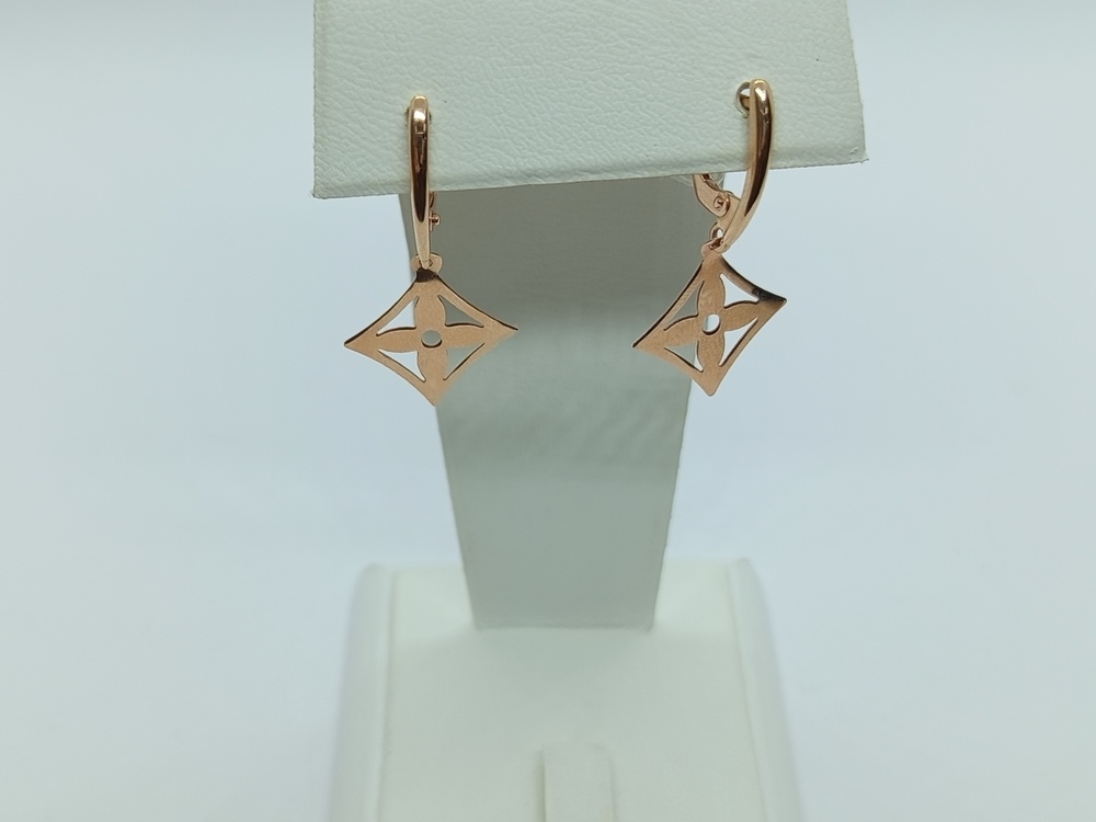 СЕРЬГИ БЕЗ КАМНЯ (Au 585)