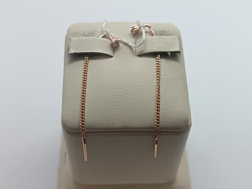 СПРО585 СЕРЬГИ ПРОДЕВКИ (Au 585)