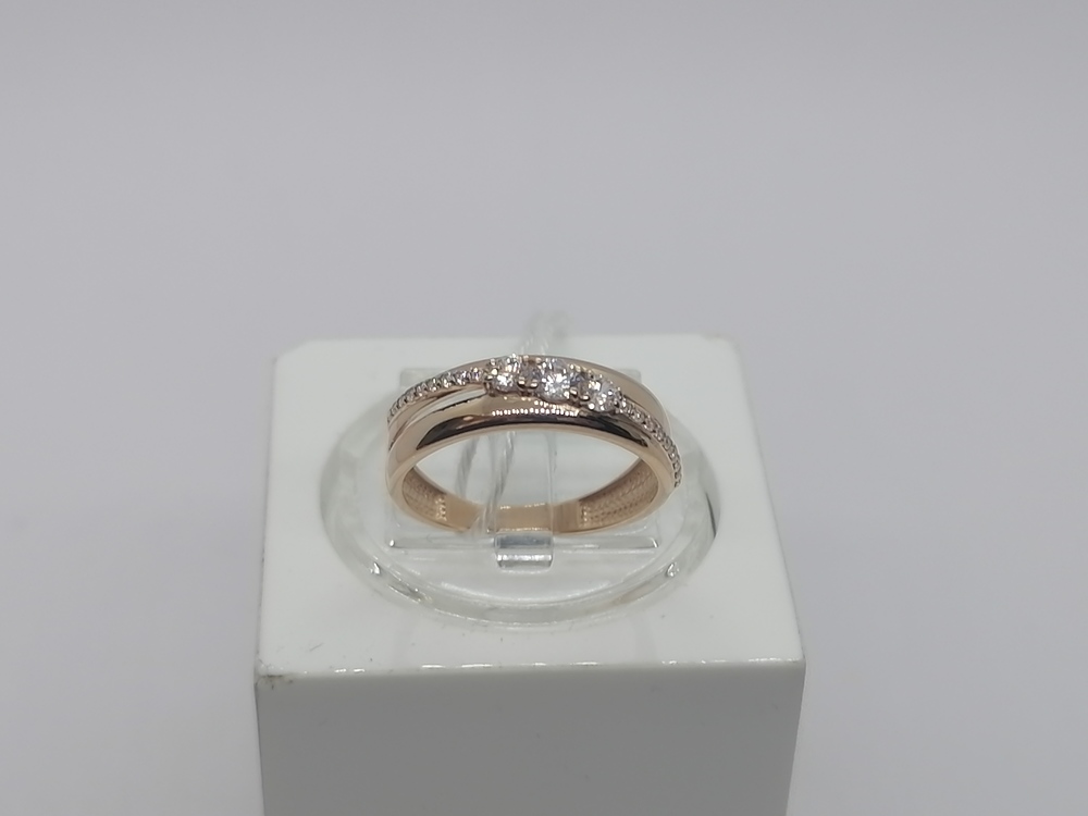 КОЛКМИ585 КОЛЬЦО С КАМНЯМИ (Au 585)