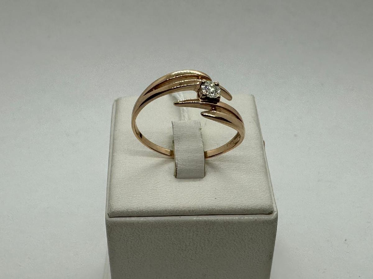 КОЛЬЦО БРИЛЛИАНТ Au 585