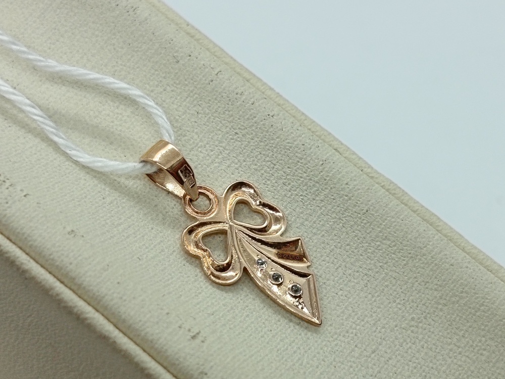 ПОДКМИ585 ПОДВЕСКА С КАМНЯМИ (Au 585)