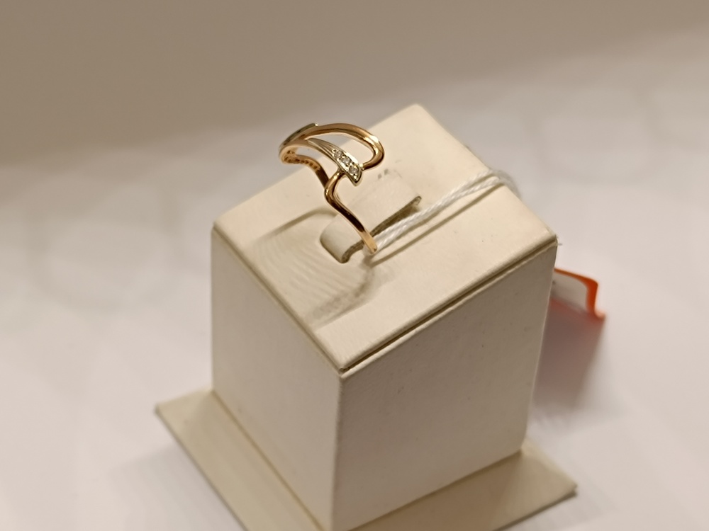 КОЛКМИ585 КОЛЬЦО С КАМНЯМИ (Au 585)
