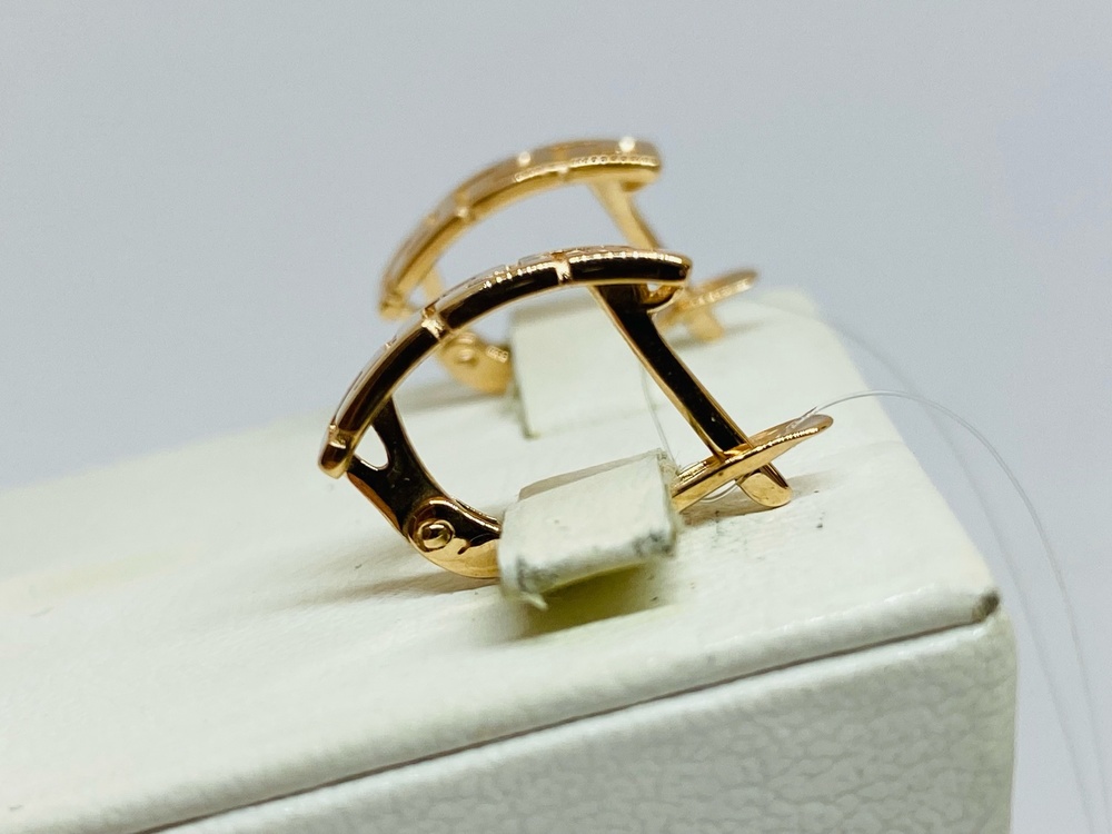 СЕРЬГИ БЕЗ КАМНЯ (Au 585)