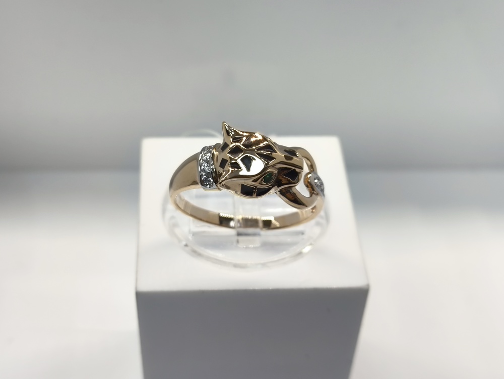 КОЛЬЦО С КАМНЕМ (Au 585)