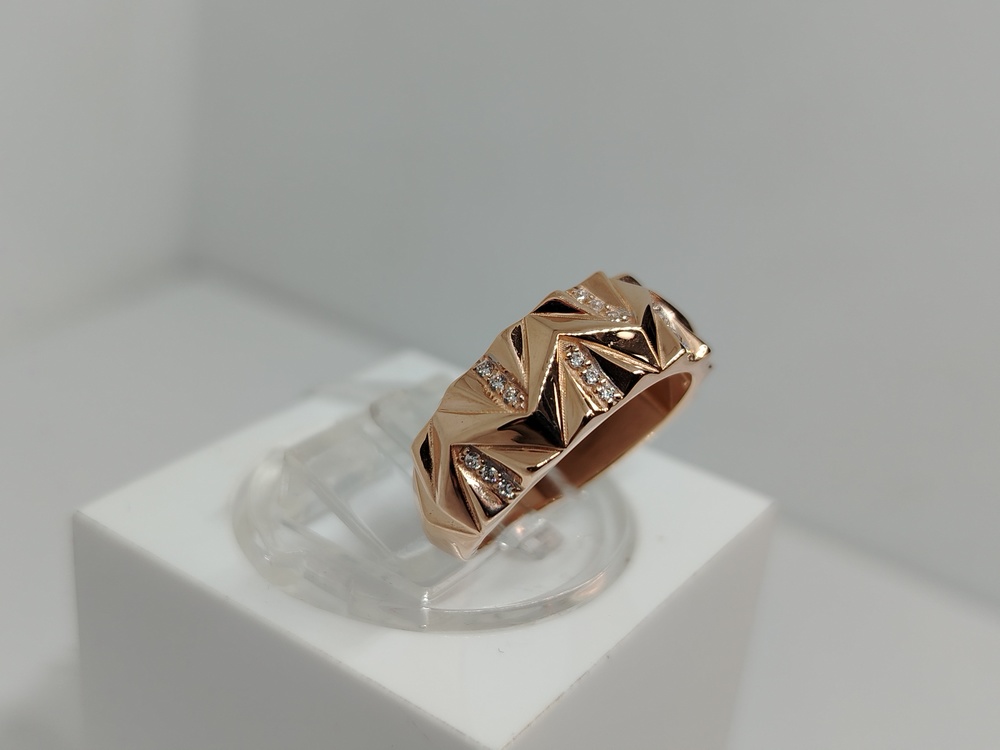 КОЛКМИ585 КОЛЬЦО С КАМНЯМИ (Au 585)