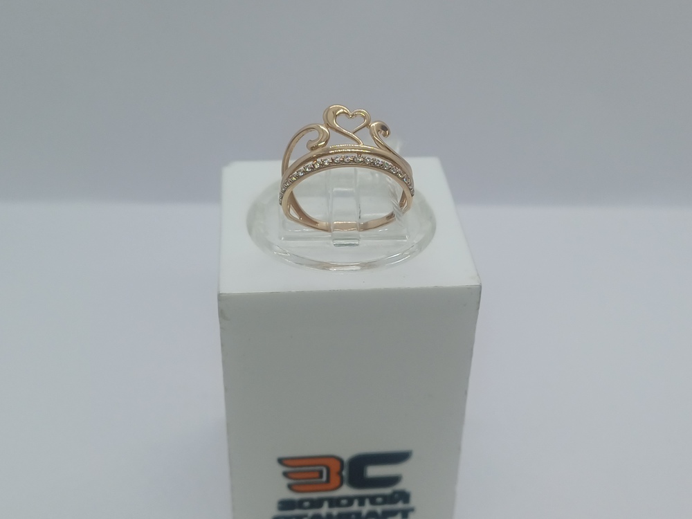 КОЛКМИ585 КОЛЬЦО С КАМНЯМИ (Au 585)