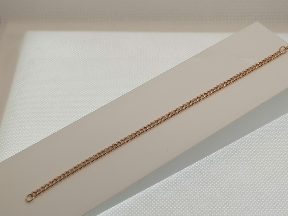 БРАСЛЕТ ПУСТОТЕЛЫЙ Панцирное (Au 585)