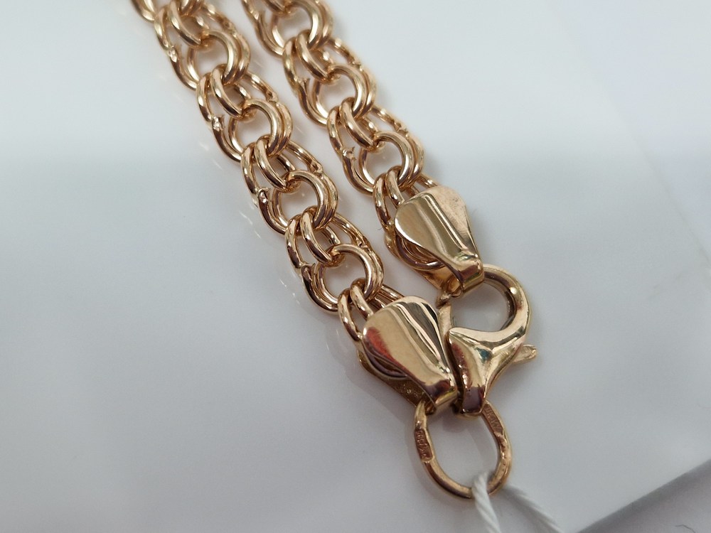 ЦПБС585 ЦЕПЬ ПУСТОТЕЛАЯ Бисмарк (Au 585)