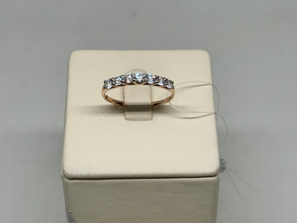 КОЛЬЦО С КАМНЯМИ (Au 585)