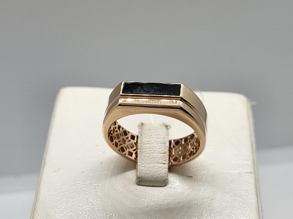 КОЛЬЦО ПЕЧАТКА с камнем (Au 585)