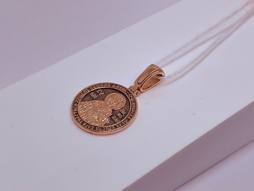 ПОДИБК585 ПОДВЕСКА ИКОНА БЕЗ КАМНЯ (Au 585)