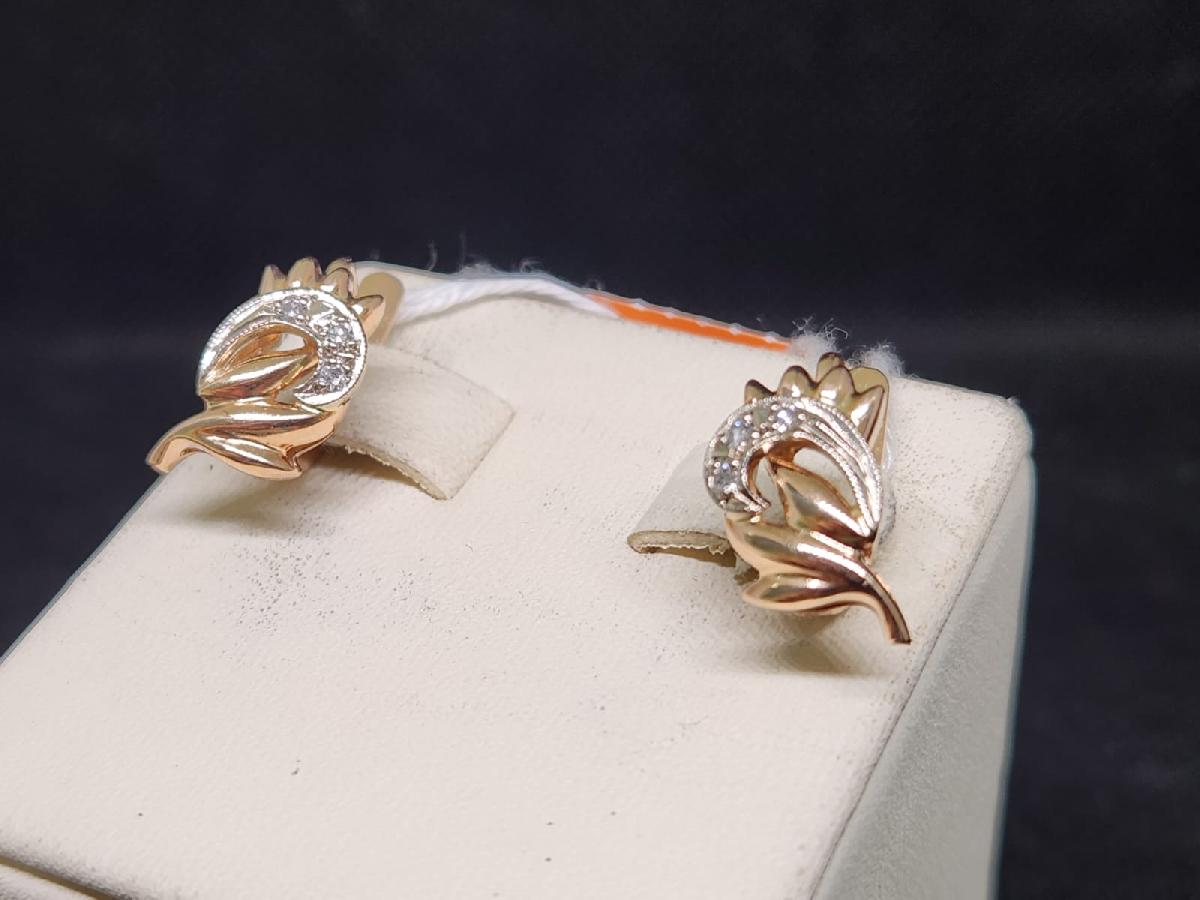 СЕРЬГИ БРИЛЛИАНТ (Au 585)