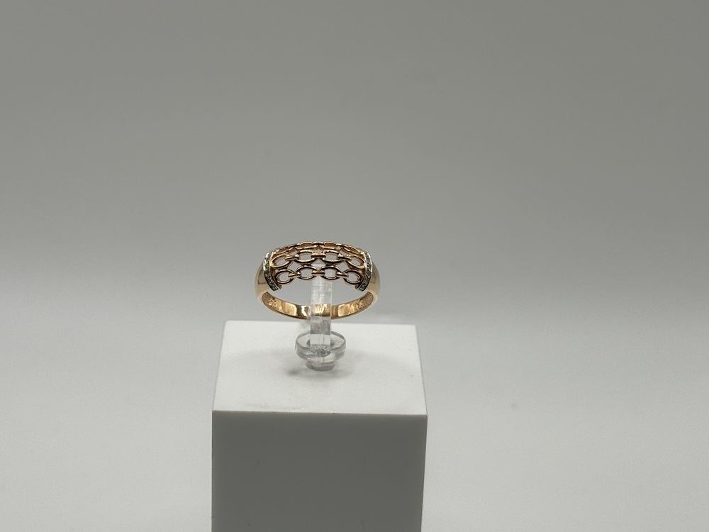 КОЛКМИ585 КОЛЬЦО С КАМНЯМИ (Au 585)