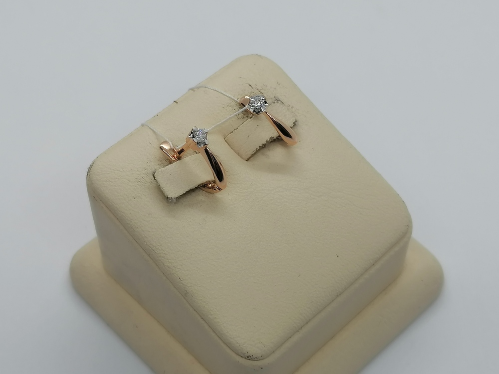 СЕРЬГИ БРИЛЛИАНТ (Au 585)