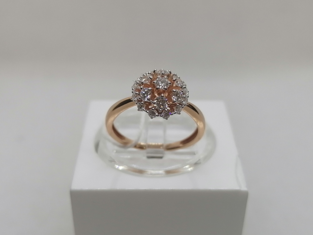 КОЛЬЦО БРИЛЛИАНТ Au 585