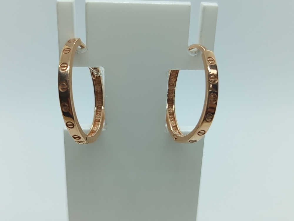 СЕРЬГИ КОНГО без камня (Au 585)