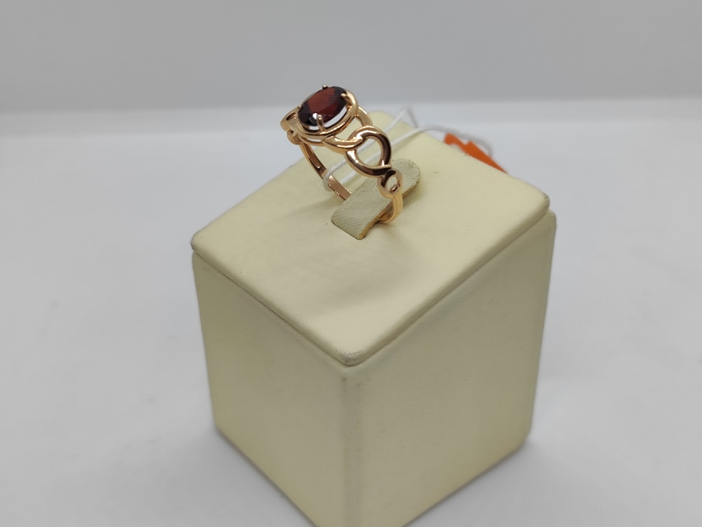 КОЛКМ585 КОЛЬЦО С КАМНЕМ (Au 585)