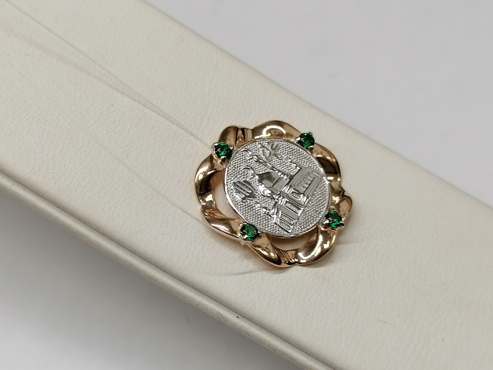 ПОДВЕСКА МЕЧЕТЬ с камнями (Au 585)