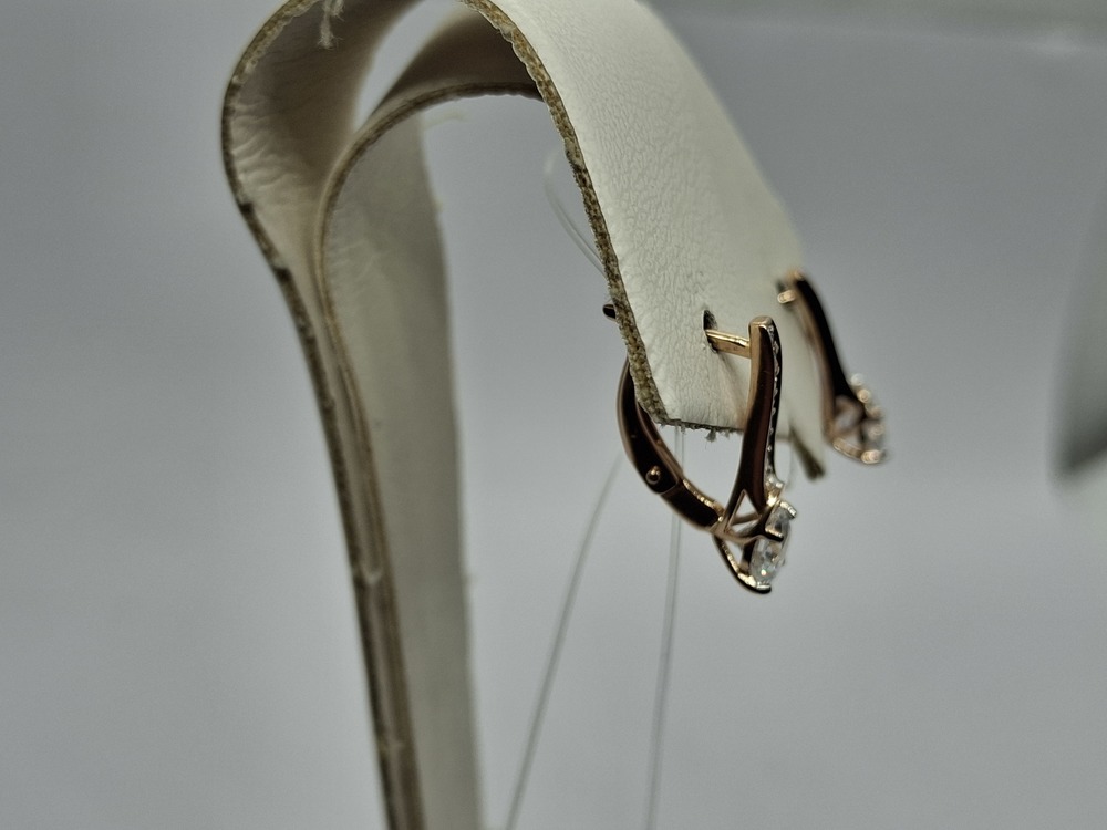 СЕРЬГИ С КАМНЯМИ (Au 585)