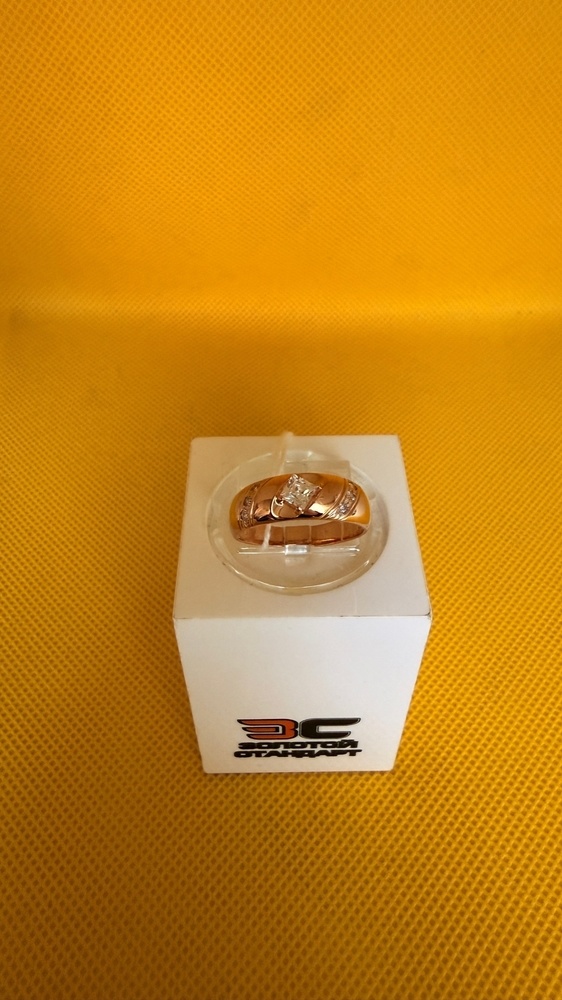 КОЛКМИ585 КОЛЬЦО С КАМНЯМИ (Au 585)