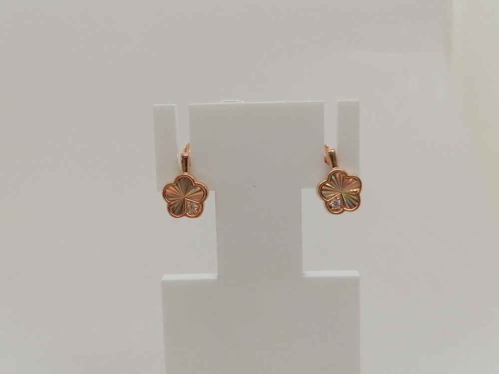 СЕРЬГИ С КАМНЕМ (Au 585)