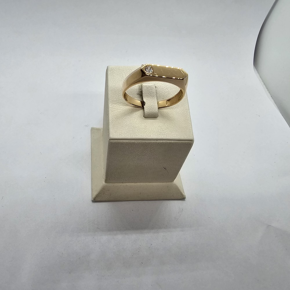 04-61-0067-00 КОЛЬЦО ПЕЧАТКА с камнем (Au 585)