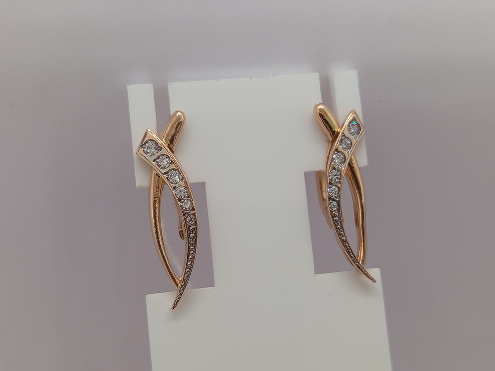 СКМИ585 СЕРЬГИ С КАМНЯМИ (Au 585) СКМИ585 СЕРЬГИ С КАМНЯМИ (Au 585)