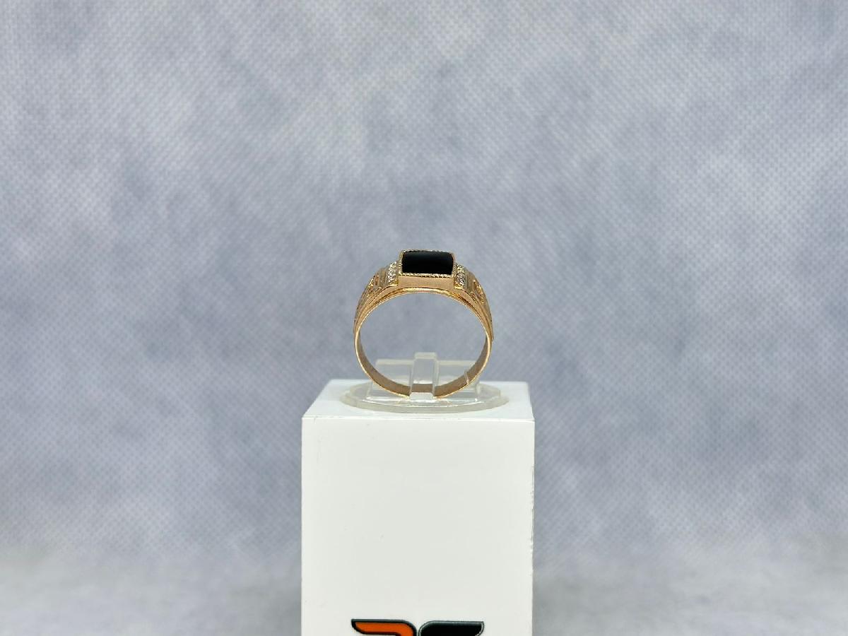 ПЕЧАТКА С КАМНЯМИ (Au 585)