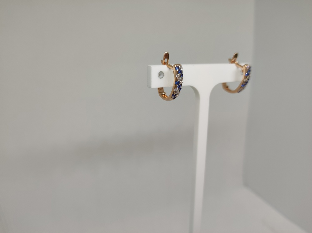 СЕРЬГИ С КАМНЯМИ (Au 585)