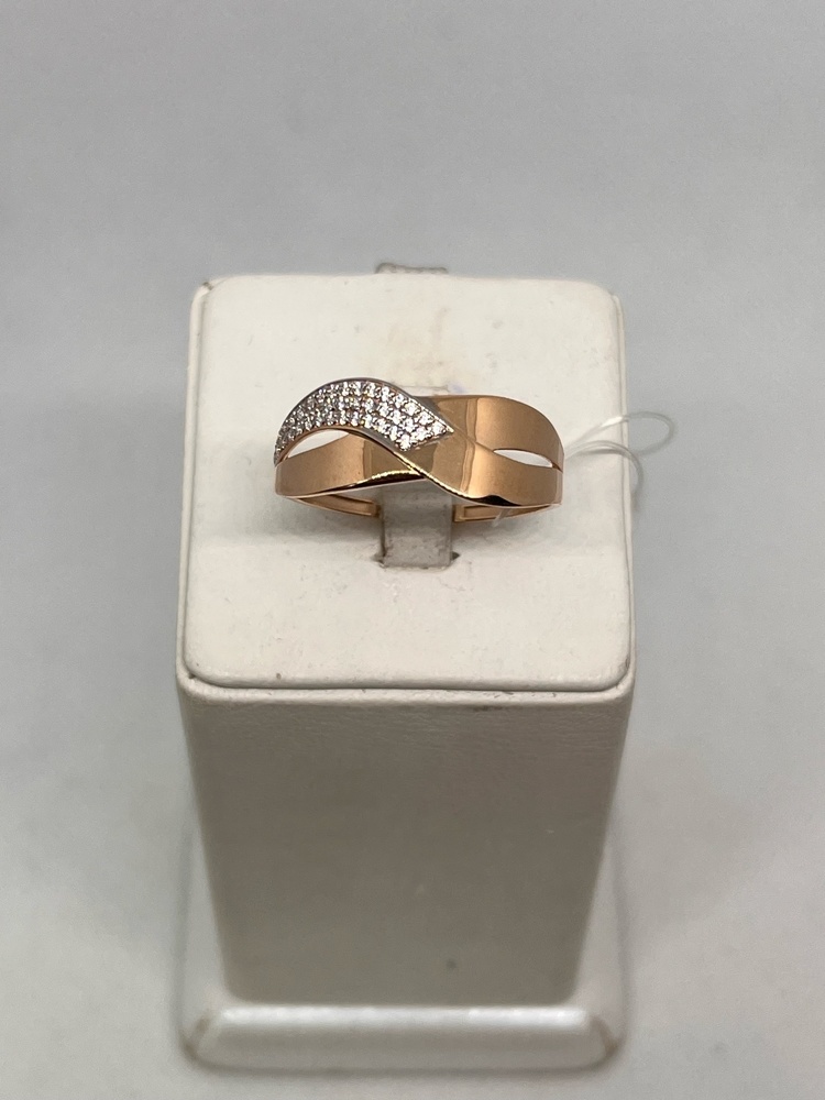 КОЛЬЦО С КАМНЯМИ (Au 585)