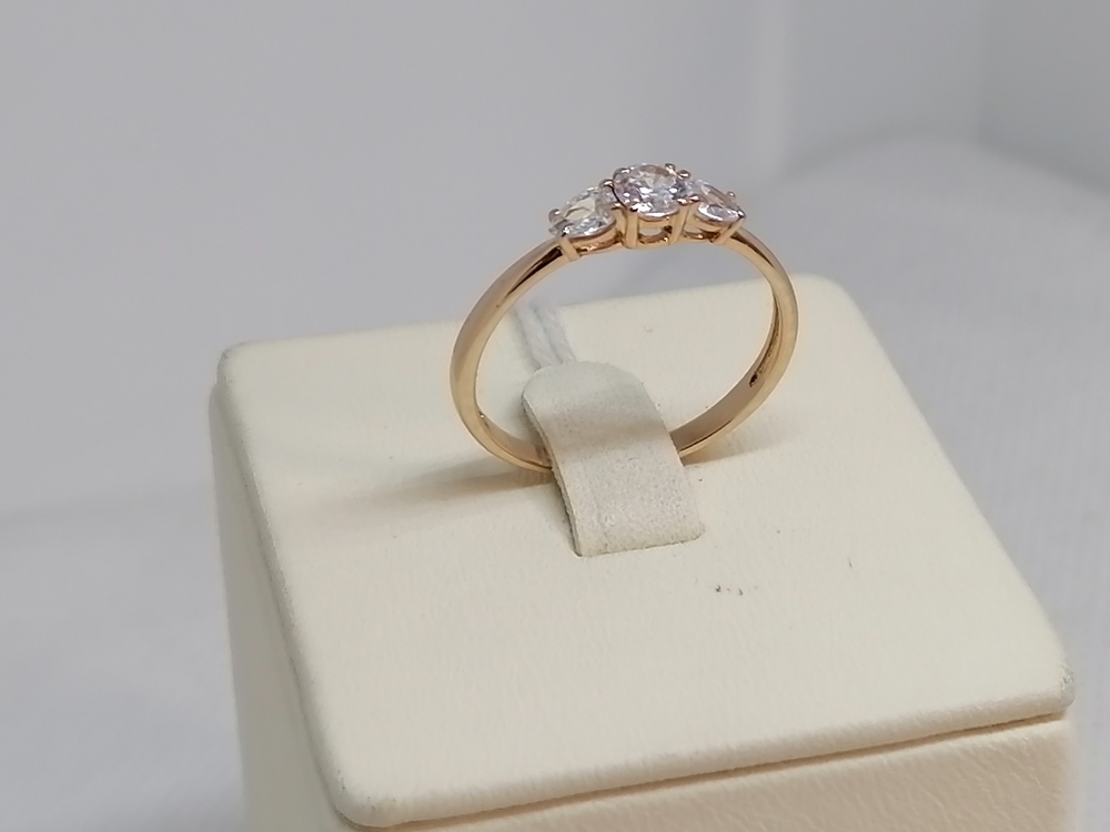 КОЛКМИ585 КОЛЬЦО С КАМНЯМИ (Au 585)