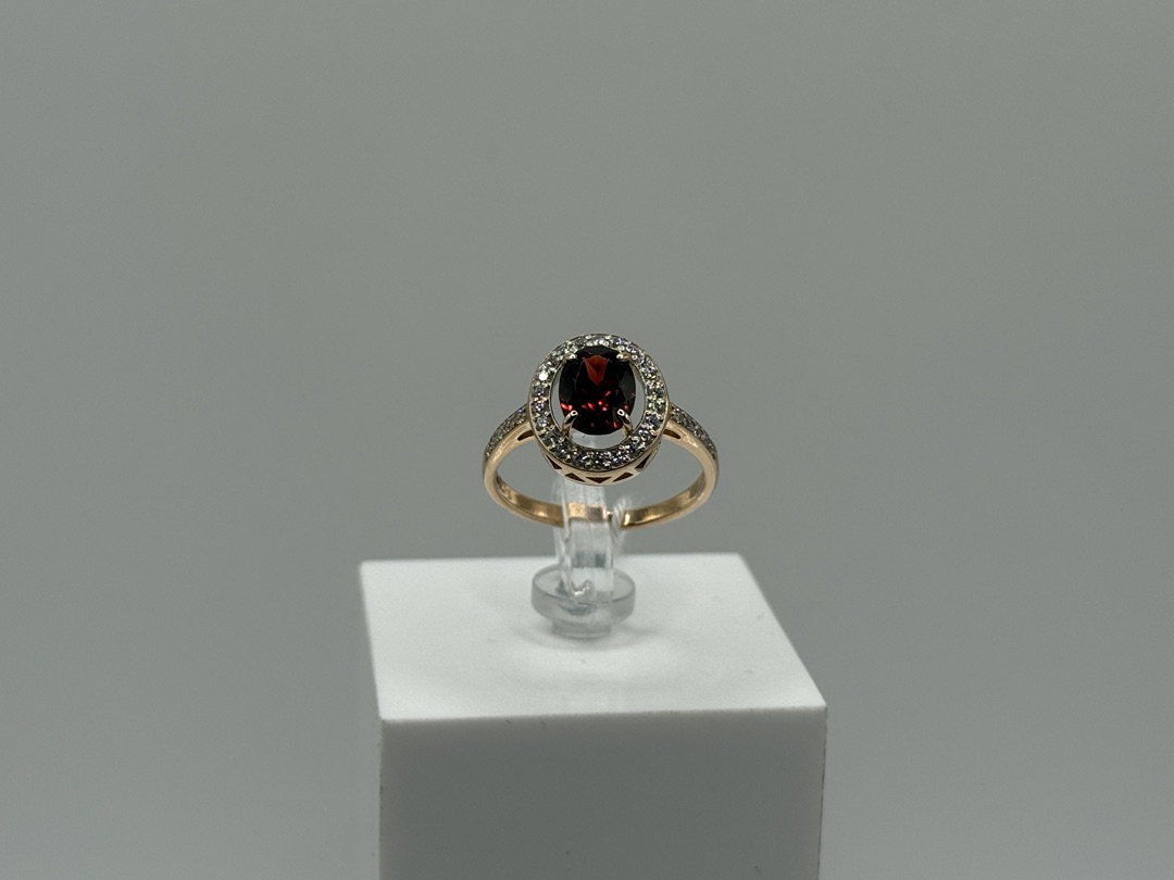 КОЛКМИ585 КОЛЬЦО С КАМНЯМИ (Au 585)