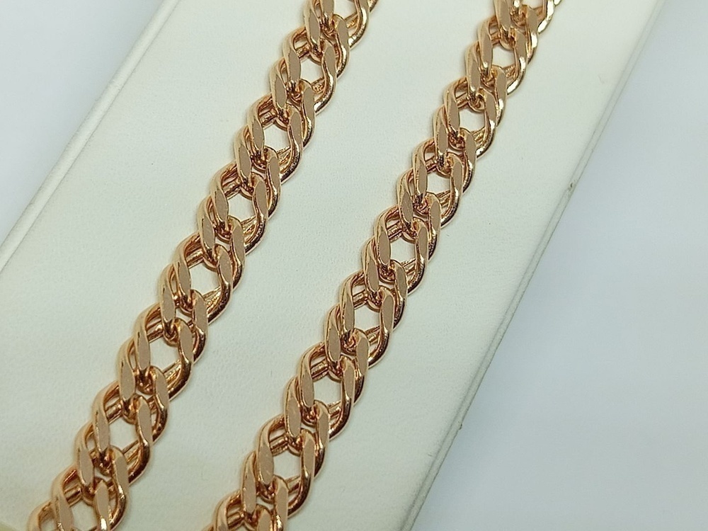 ЦЕПЬ ПУСТОТЕЛАЯ Ромб двойной (Au 585)