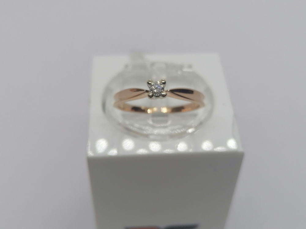 КОЛЬЦО БРИЛЛИАНТ Au 585