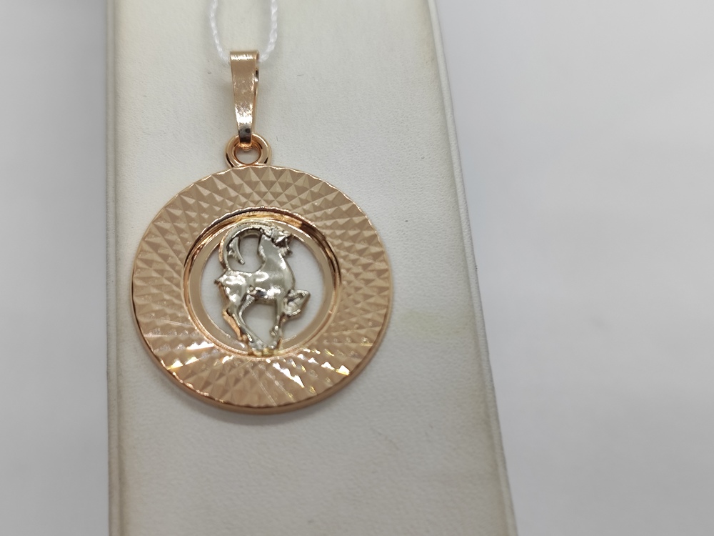 ПОДВЕСКА ЗНАК ЗОДИАКА КОЗЕРОГ (Au 585)