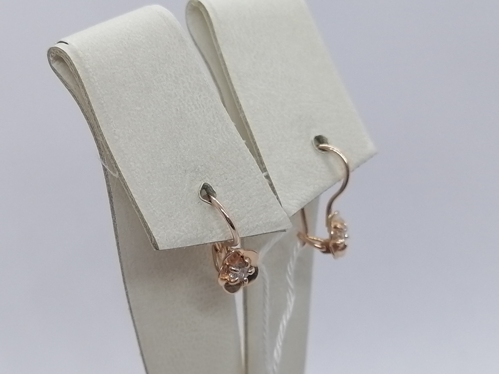 СЕРЬГИ БРИЛЛИАНТ (Au 585)