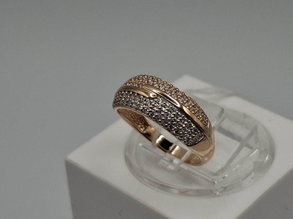 КОЛКМИ585 КОЛЬЦО С КАМНЯМИ (Au 585)