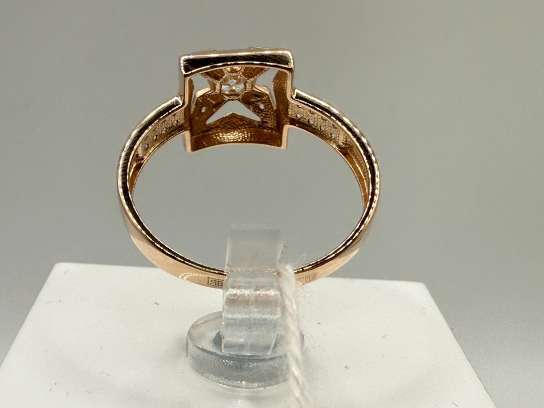 КОЛКМИ585 КОЛЬЦО С КАМНЯМИ (Au 585)