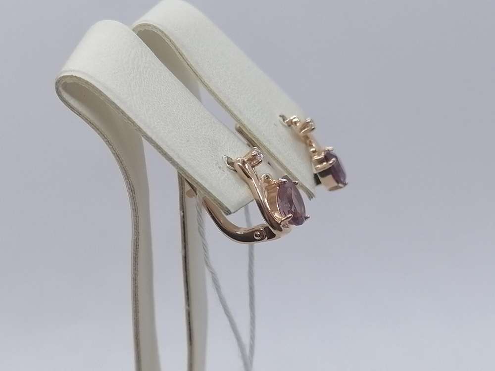 СЕРЬГИ С КАМНЯМИ (Au 585)