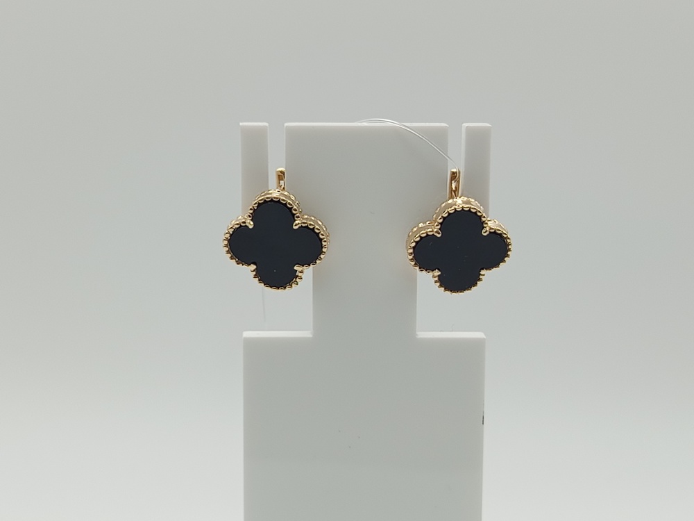 СЕРЬГИ ОНИКС (Au 585)