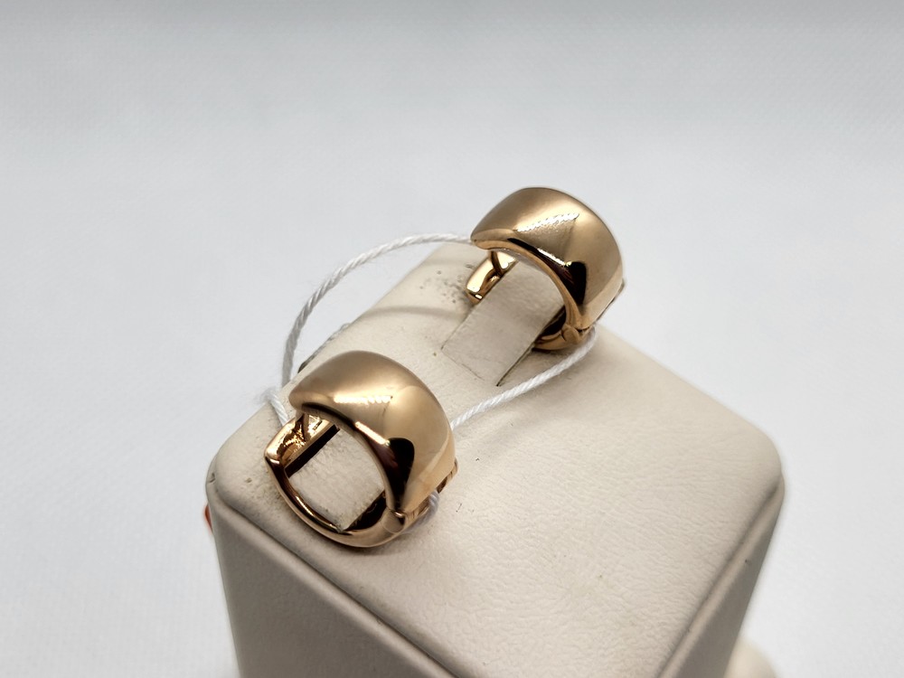 СБКМ585 СЕРЬГИ БЕЗ КАМНЯ (Au 585)