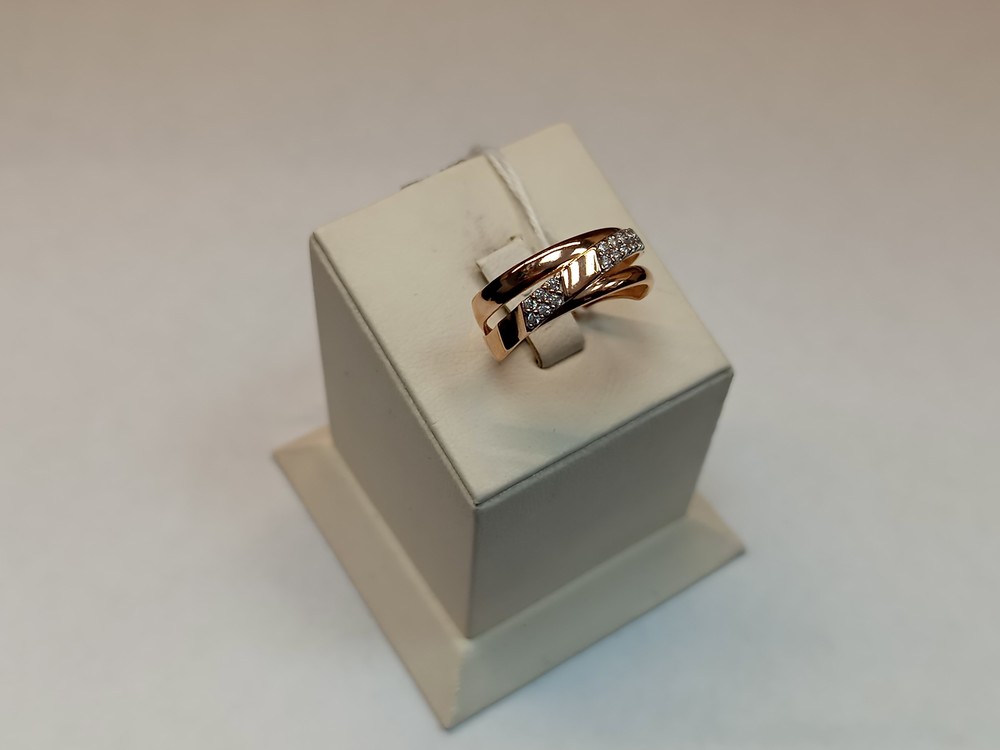 КОЛКМИ585 КОЛЬЦО С КАМНЯМИ (Au 585)