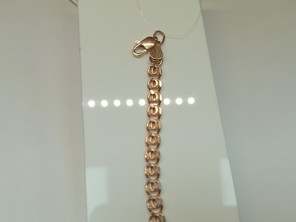 БРАСЛЕТ ПУСТОТЕЛЫЙ Лав (Au 585)