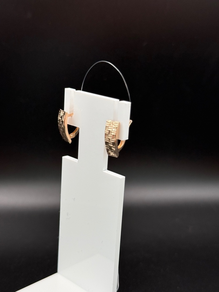 СЕРЬГИ БЕЗ КАМНЯ (Au 585)