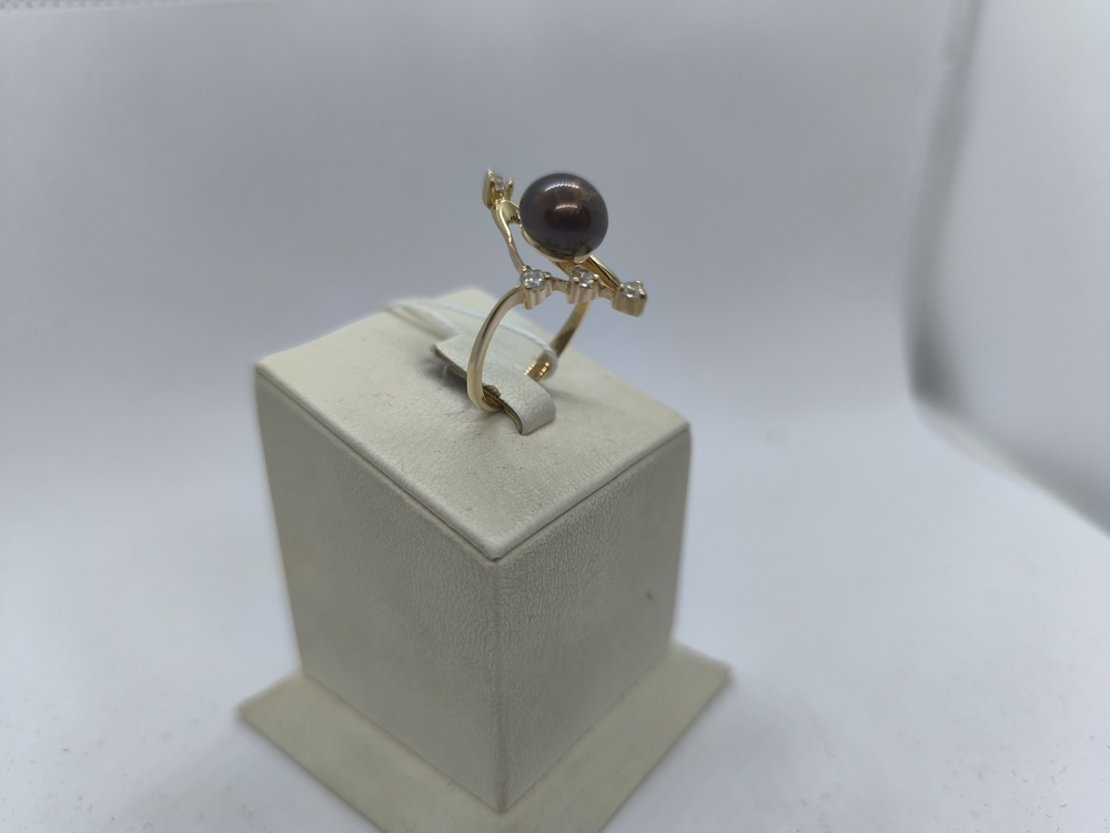 КОЛЬЦО С КАМНЯМИ (Au 585)