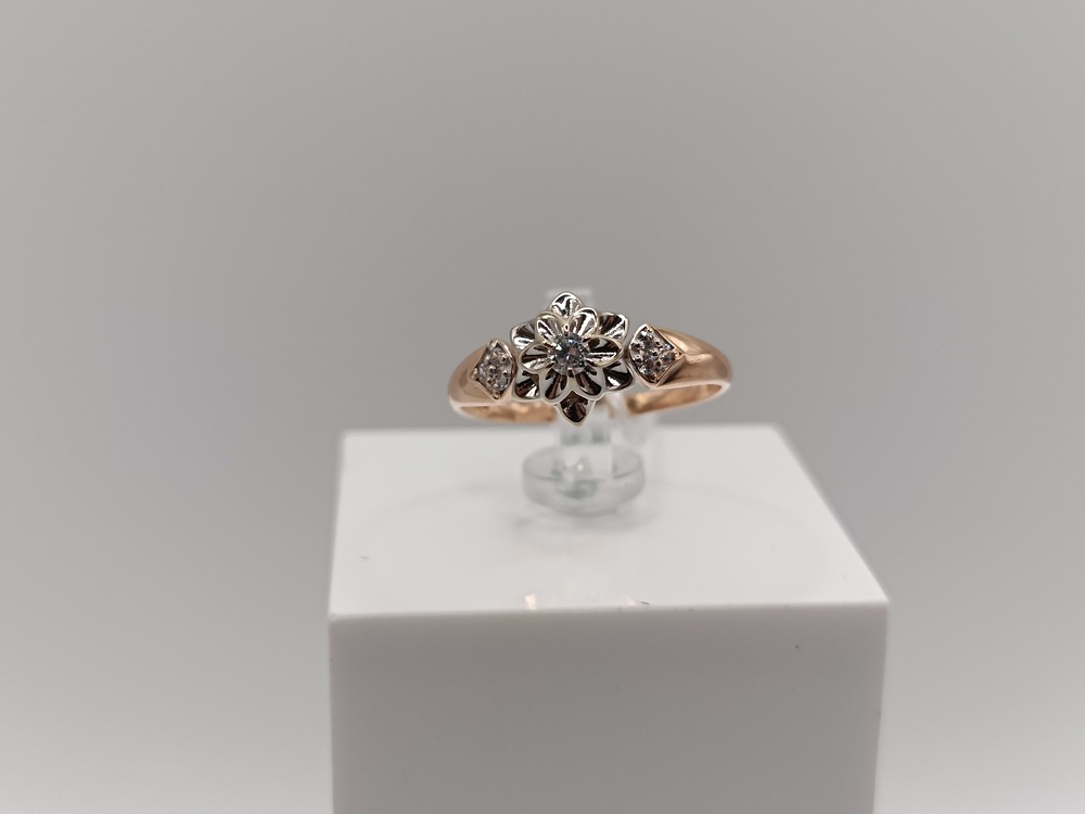 КОЛКМИ585 КОЛЬЦО С КАМНЯМИ (Au 585)